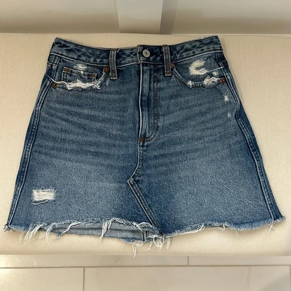 A & F Denim Skirt - Picture 1 of 6